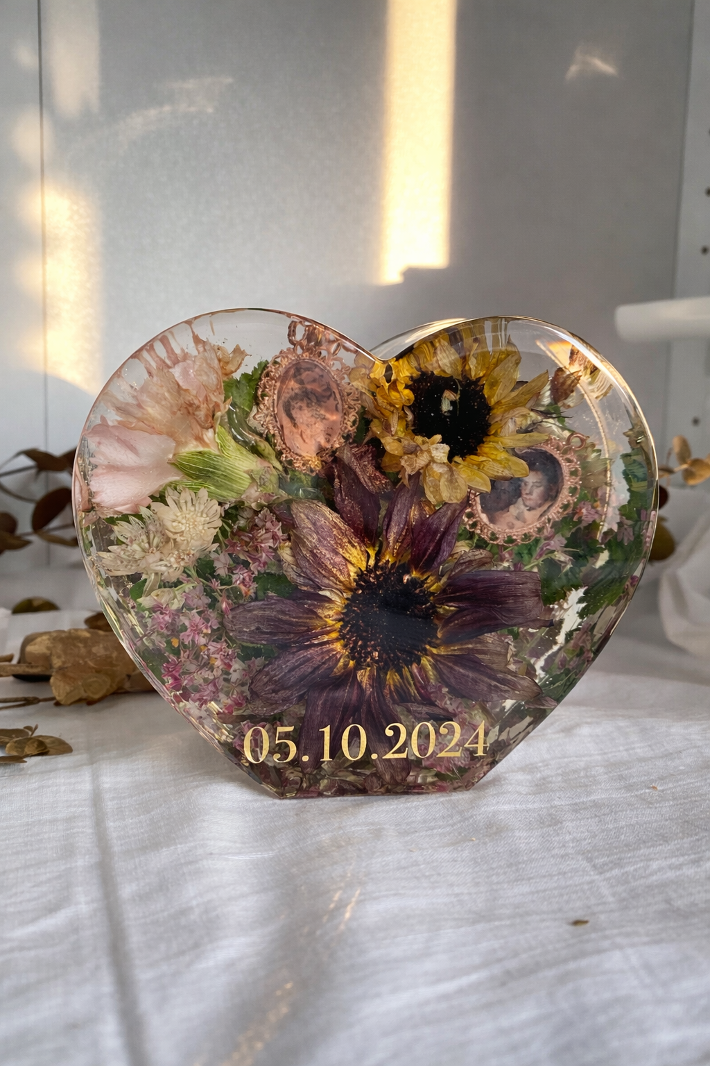 Brautstraußkonservierung Herz