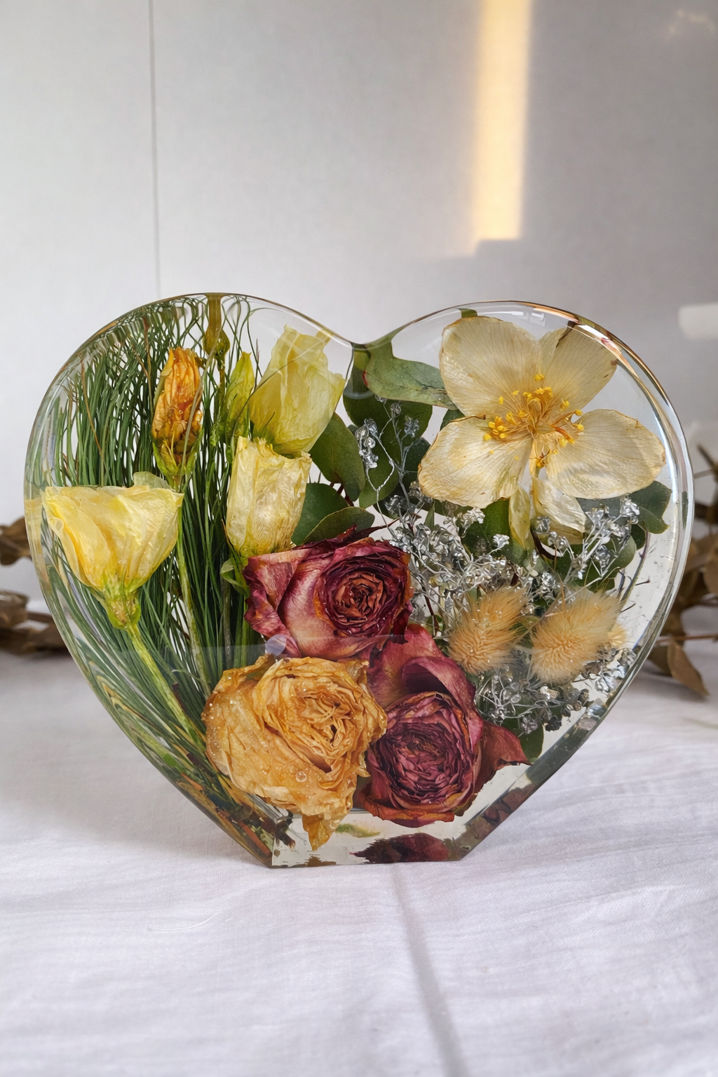 Brautstraußkonservierung Herz