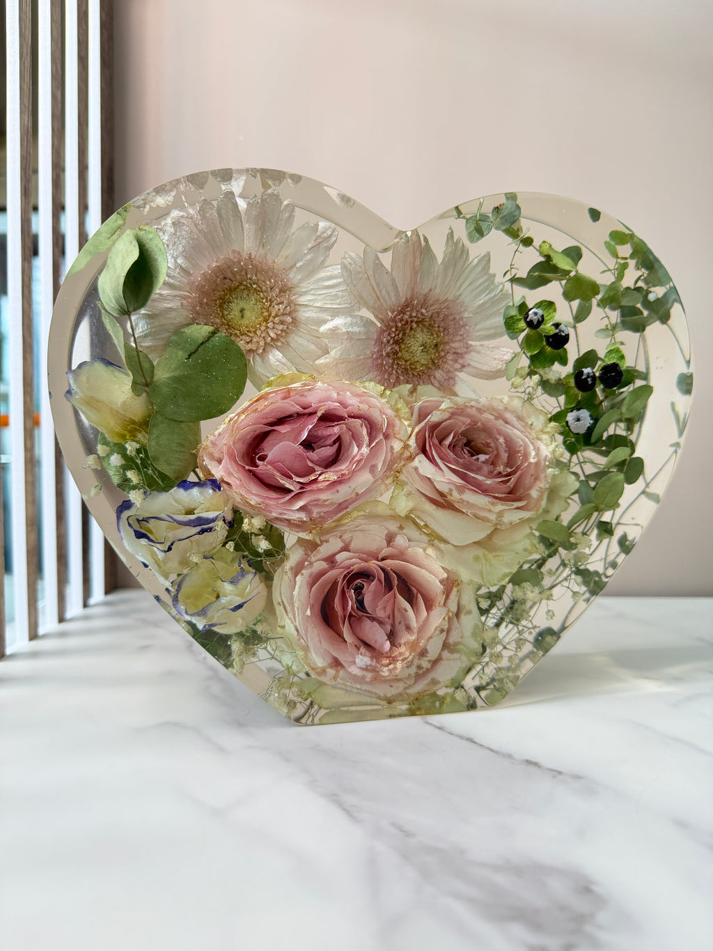 Brautstraußkonservierung Herz