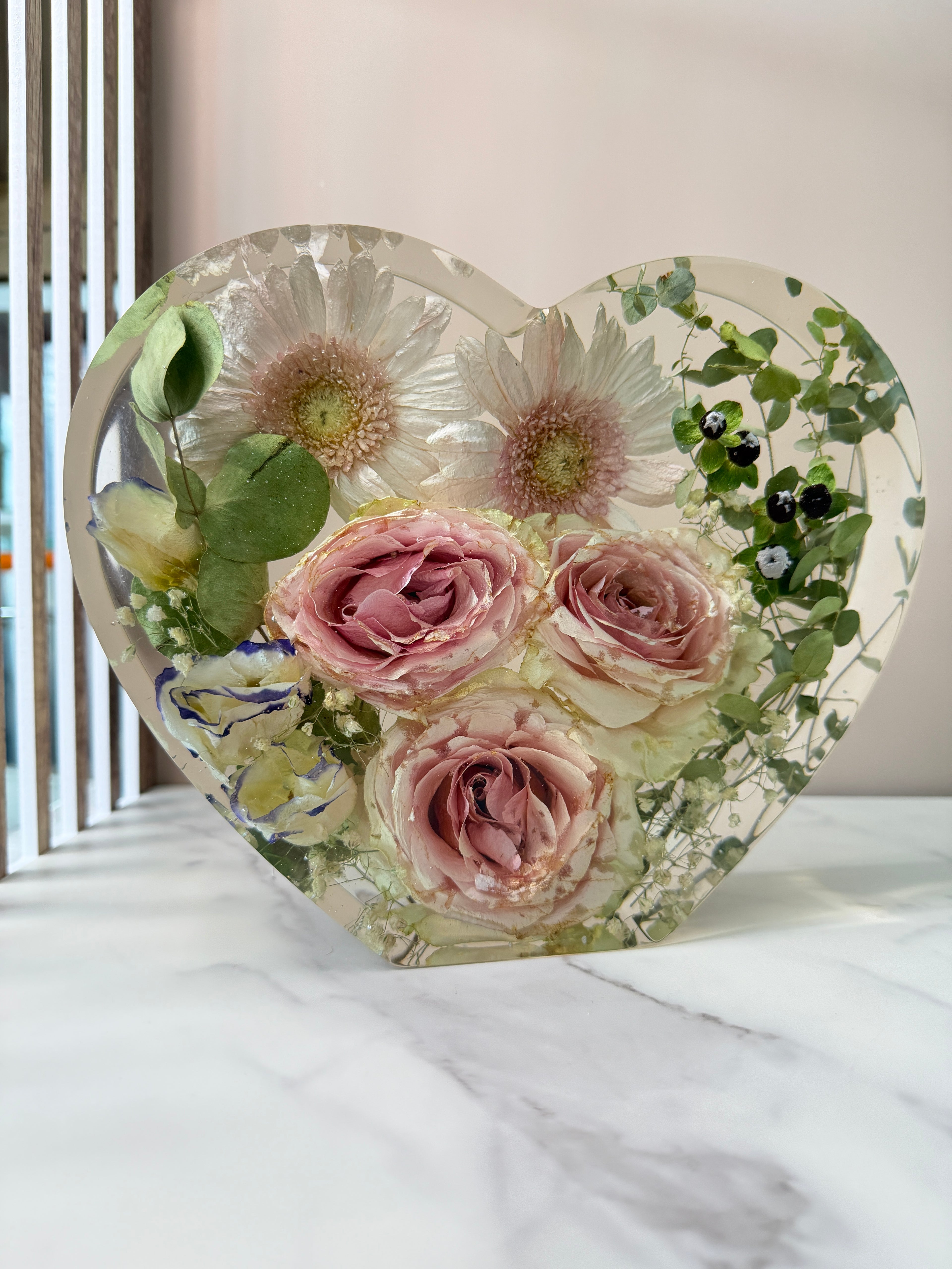 Brautstraußkonservierung Herz